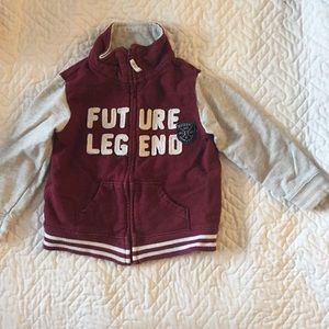 Carter's Hoodie Maroon 18m